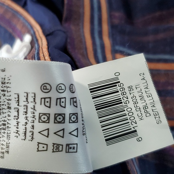 BCBGeneration Striped Pleated Skort - Picture 11 of 12